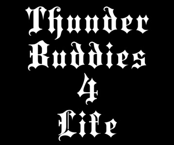 thunder buddies for life t shirt