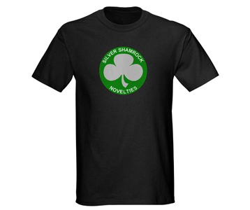 silver shamrock shirt