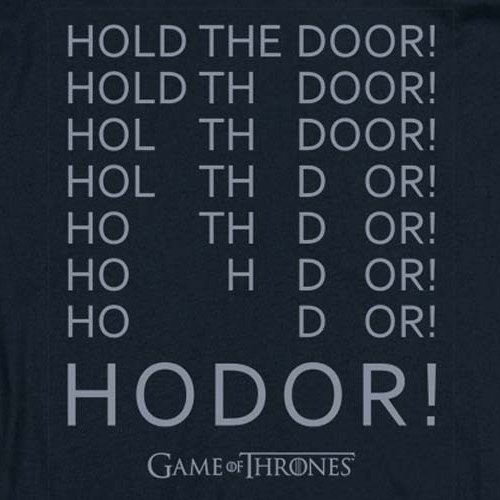 hodor t shirt