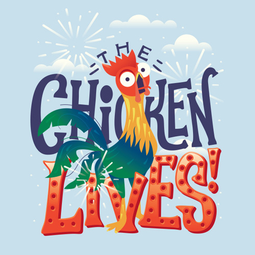 moana chicken shirt