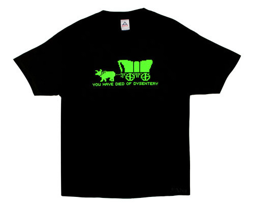Oregon Trail You Have Died of Dysentery t-shirt