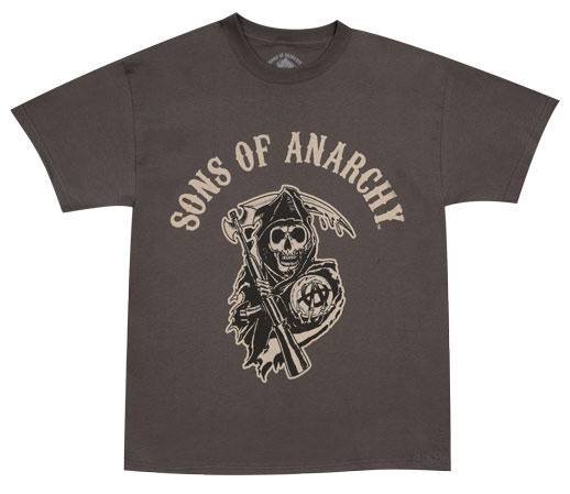 Sons of Anarchy t-shirt â€“ SAMCRO Motorcycle Gang Logo Clothing