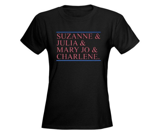 Designing Women shirt â€“ The Design Girls (Suzanne, Julia, Mary Jo and Charlene)