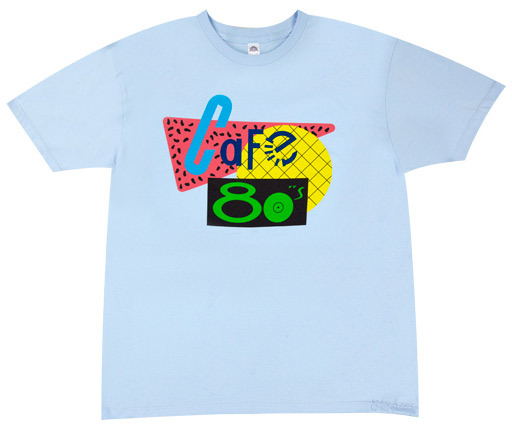 Back to the Future CafÃ© 80s shirt