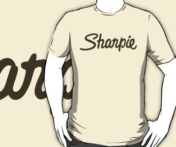 Scott Pilgrim Sharpie Logo t-shirt
