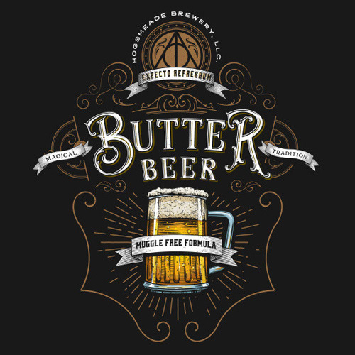 harry potter butterbeer logo