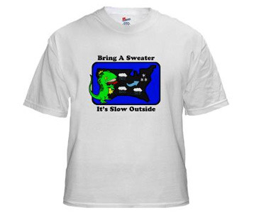 Lizard Weather Forecast Big Bang Theory T-Shirt