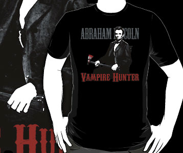 Abraham Lincoln Vampire Hunter Portrait T-Shirt