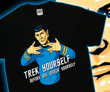 Trek Yourself Before You Wreck Yourself T-Shirt