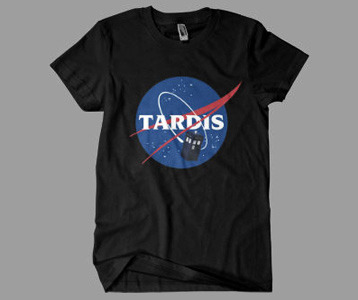 Doctor Who Tardis Nasa Logo T-Shirt