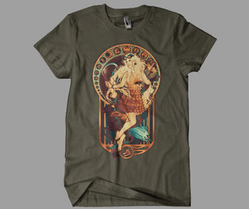 Harry Potter Luna Lovegood Art Nouveau T-Shirt