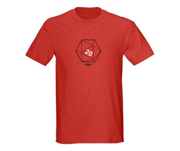 Sheldon's 20-Sided Dice T-Shirt From The Big Bang Theory