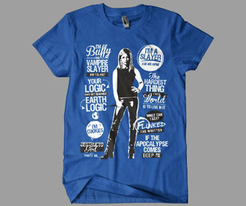 Buffy the Vampire Slayer Quotes T-Shirt