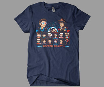 Street Fighter Doctor Who T-Shirt