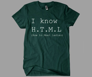 I know HTML T-Shirt
