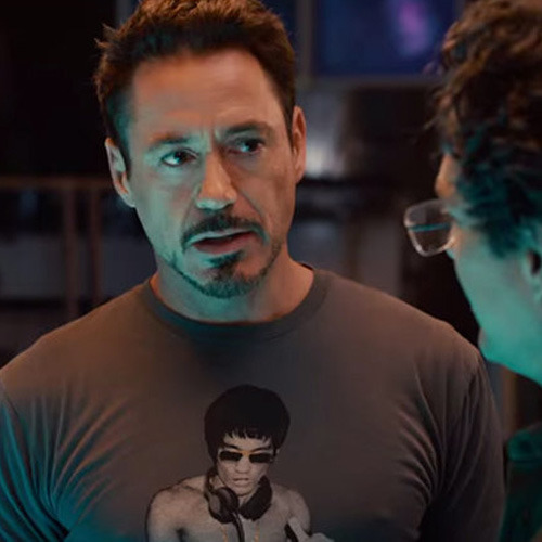 Stark's Bruce Lee DJ Shirt From of Ultron