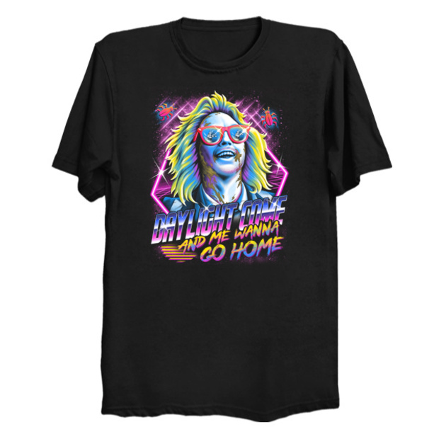 Beetlejuice Daylight Come and Me Wanna Go Home T-Shirt