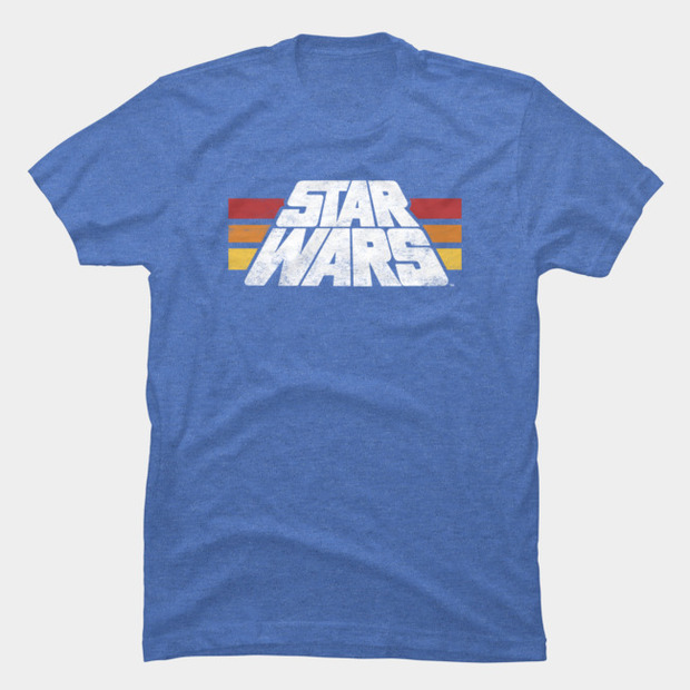 Star Wars Distressed Retro Logo T-Shirt