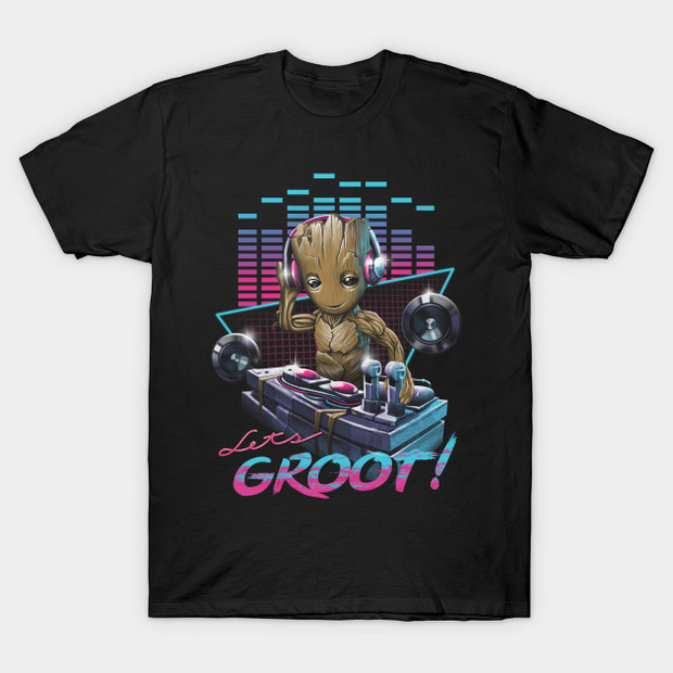 DJ Groot Guardians of the Galaxy T-Shirt