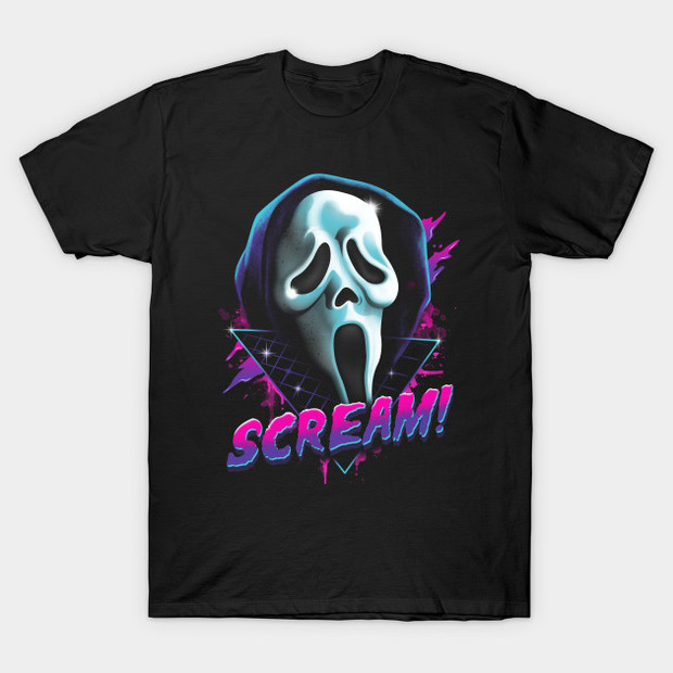Scream Movie Ghostface Neo-Noir T-Shirt