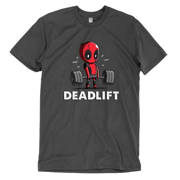 Deadpool Workout T-Shirt Marvel Deadpool Deadlift Shirt