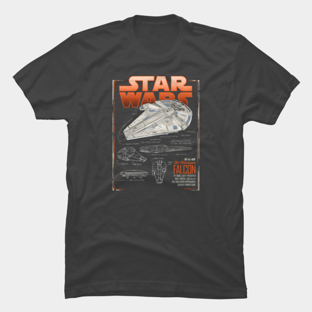 Solo A Star Wars Story Millennium Falcon T-Shirt