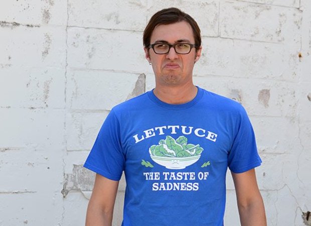 Peter Parker's Lettuce The Taste of Sadness T-Shirt from Avengers Infinity War