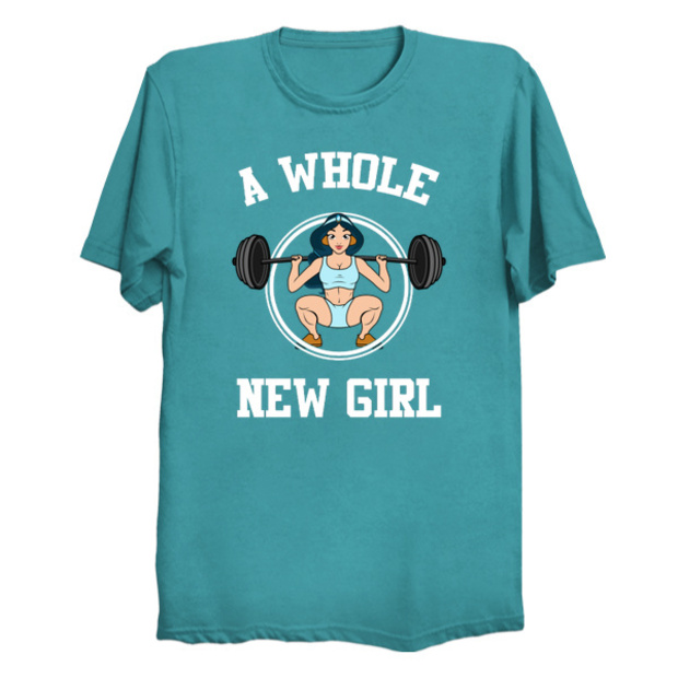 Jasmine A Whole New Girl Workout T-Shirt Aladdin