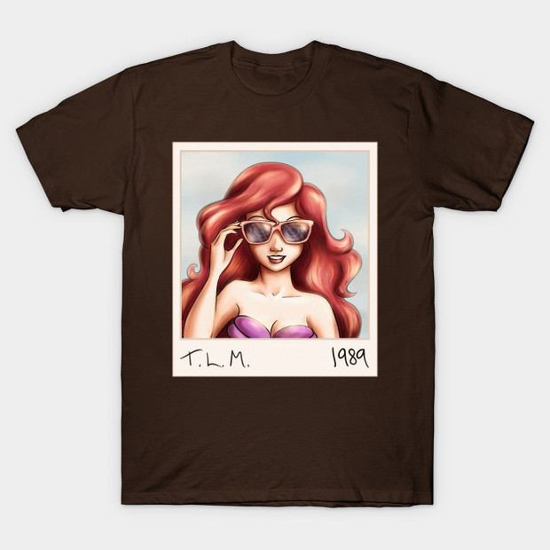Little Mermaid Taylor Swift 1989 T-Shirt Ariel