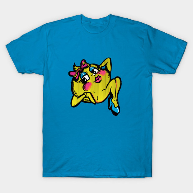 Ms. Pac-Man Pinup Girl T-Shirt