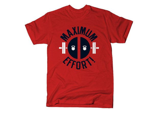 Deadpool Maximum Effort Workout T-Shirt