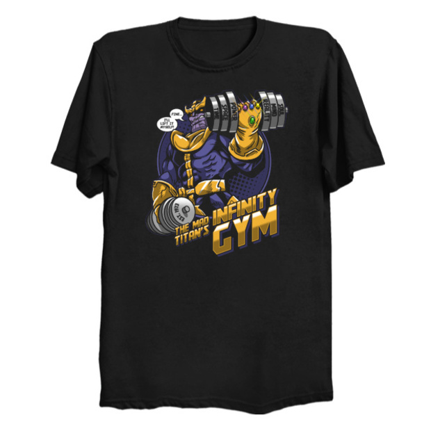 The Mad Titan's Infinity Gym T-Shirt - Thanos Workout Shirt