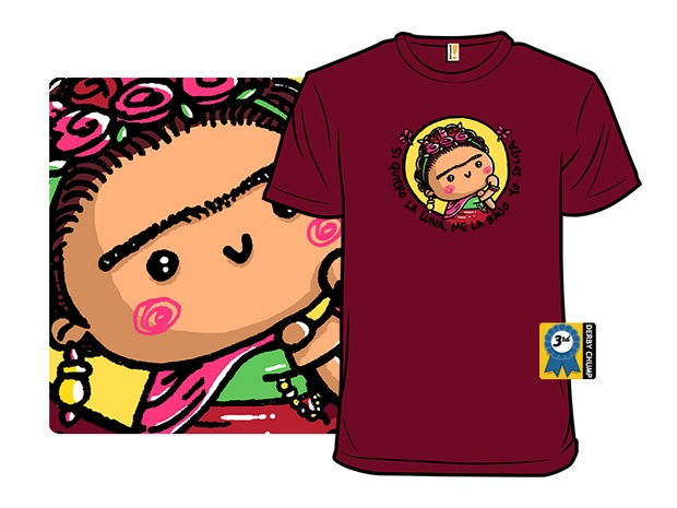 Frida Kahlo If I Want the Moon T-Shirt - Frida Girl Power Shirt