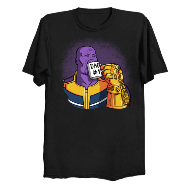 #1 Dad Thanos Father's Day T-Shirt - Avengers Infinity War