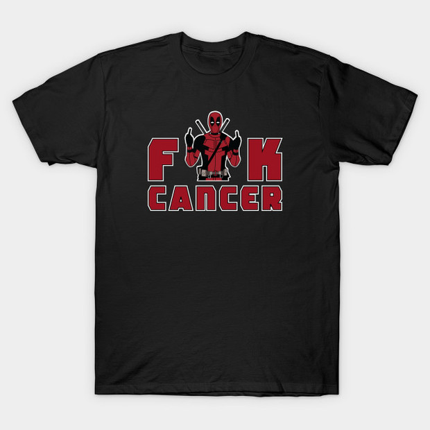 F Cancer Deadpool T-Shirt