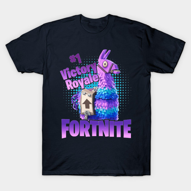 Victory Royale Fortnite Supply Llama T-Shirt