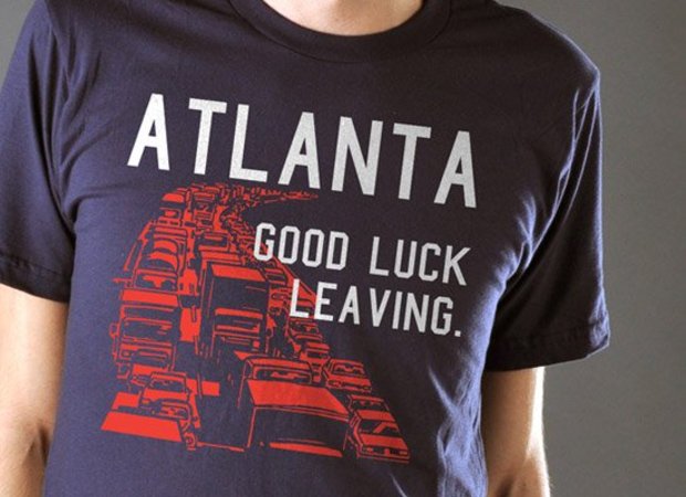 Atlanta, Good Luck Leaving. Walking Dead T-Shirt