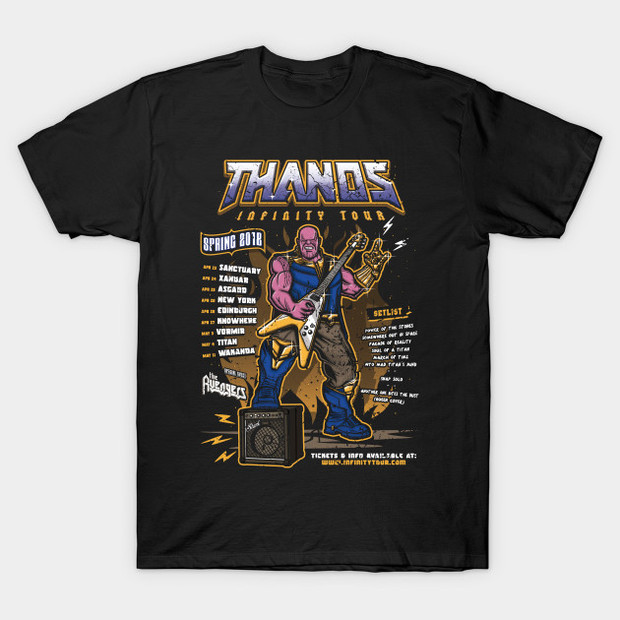 Thanos Infinity Tour T-Shirt - Avengers Thanos Band Shirt