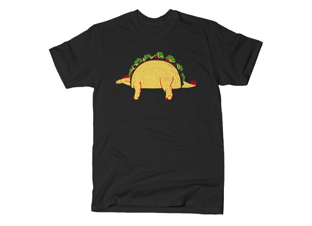 Tacosaurus Taco Dinosaur T-Shirt