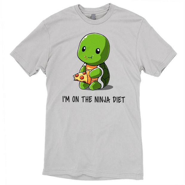 Teenage Mutant Ninja Turtles I'm on the Ninja Diet Pizza T-Shirt