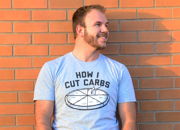 How I Cut Carbs Pizza T-Shirt