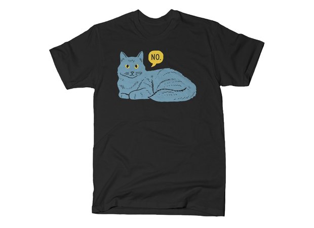 Cat Saying No T-Shirt