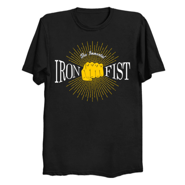 The Immortal Iron Fist Glowing Fist T-Shirt