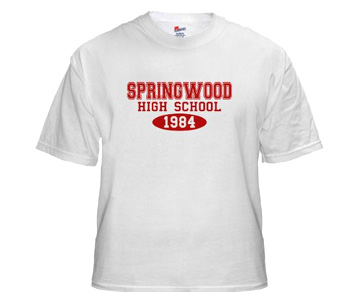 Springwood High School T-Shirt – A Nightmare on Elm Street